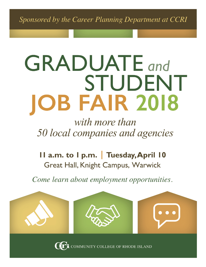 CCRI’s 2018 Graduate and Student Job Fair