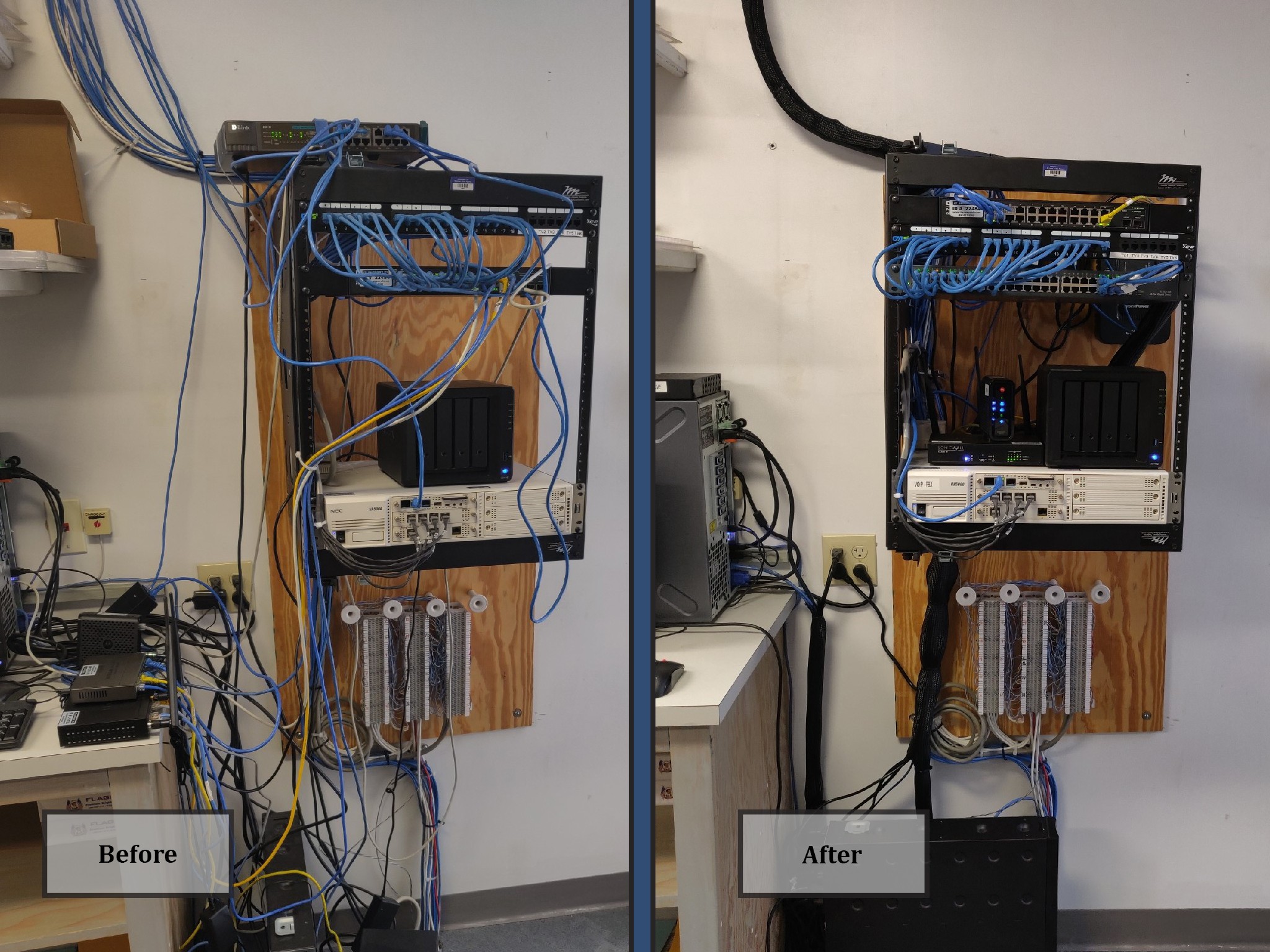 Network Organization & Closet Clean Up IT Support RI