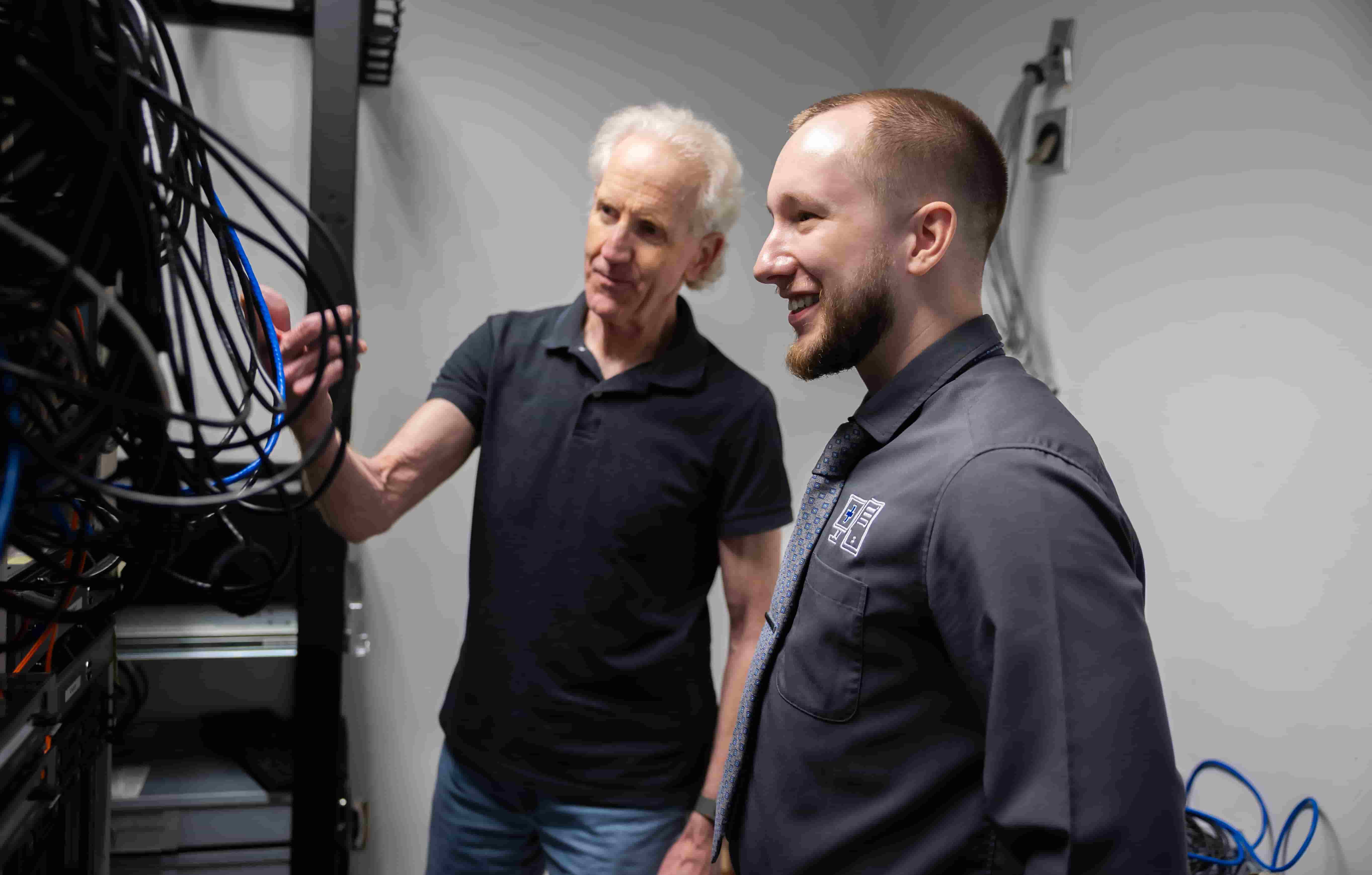 Jay Consulting With a Client